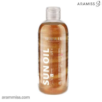 روغن اکلیلی برنزه‌کننده و ویتامینه سی گل SPF4