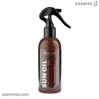 روغن برنزه‌کننده و ویتامینه سی گل SPF6
