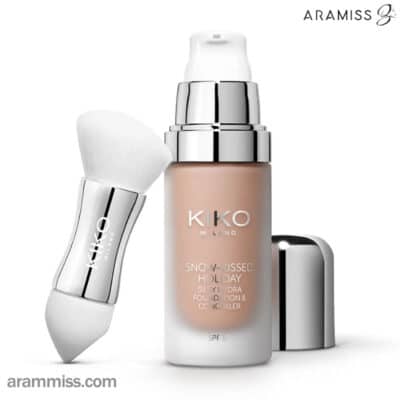 کرم پودر و کانسیلر دوکاره سیلکی هیدرا اسنو کیسد کیکو SPF 30